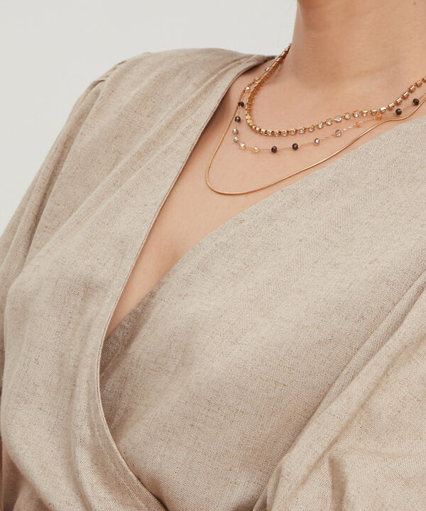 Vestido Unicolor Manga Bombacha