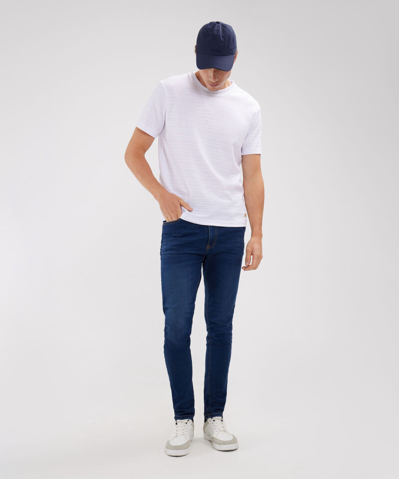 Jean Skinny Tono Oscuro