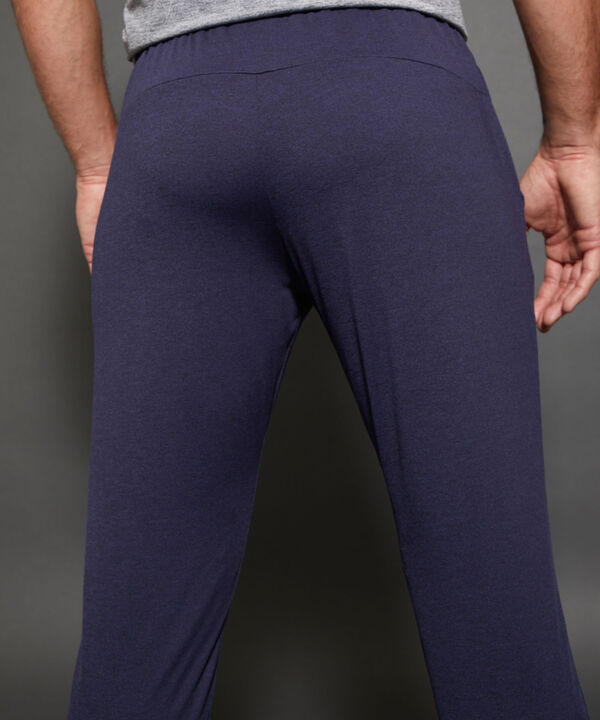 Pantalón Jogger Punto Textura Jaspe Con Bolsillos, Cordón Ajustable Y Elástico Interno, Sport Líneas Patprimo