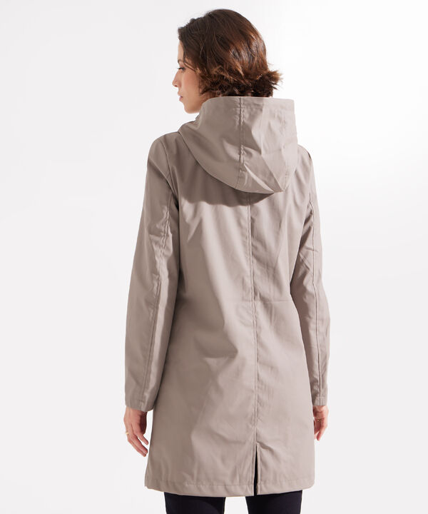 Parka con Bolsillos de Tapa