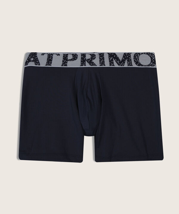 Boxer Para Hombre Con Elástico Estampado En Microfibra 