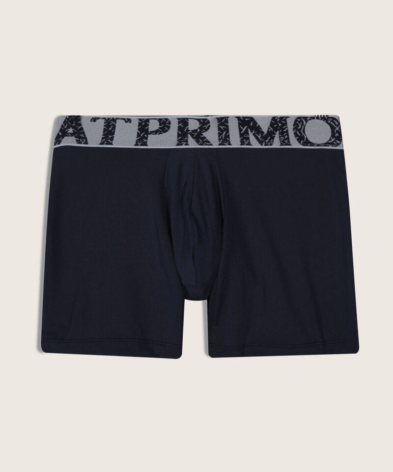 Boxer Para Hombre Con Elástico Estampado En Microfibra 