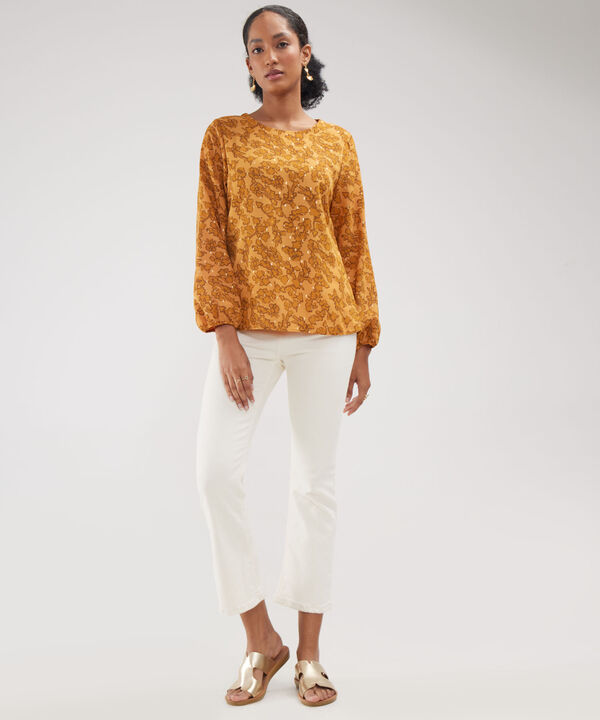 Blusa Estampada Manga Larga image number null