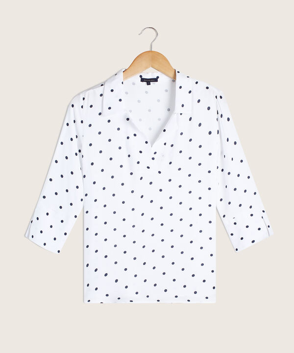 Camisa Estampada Manga ¾ image number null