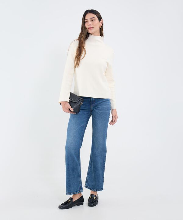 Jeans Straight Tono Medio image number null
