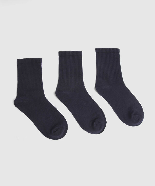 Pack X3 Medias Unicolor  image number null