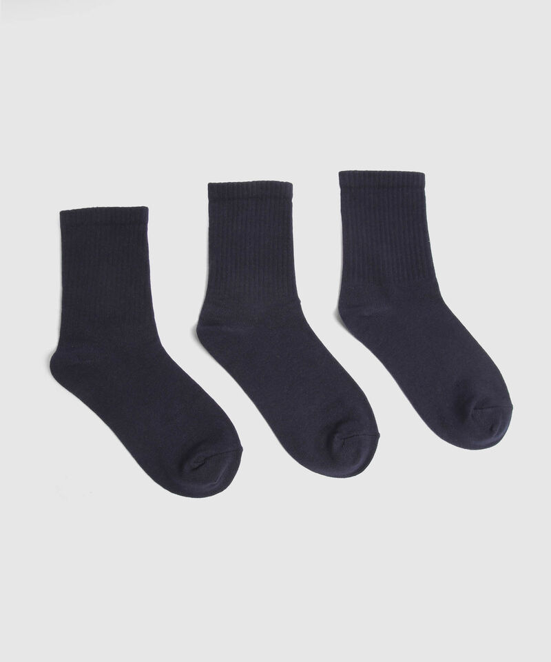 Pack X3 Medias Unicolor 