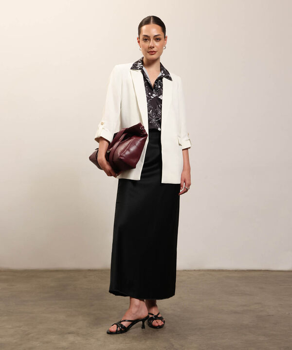 Falda Larga Minimalista para Mujer