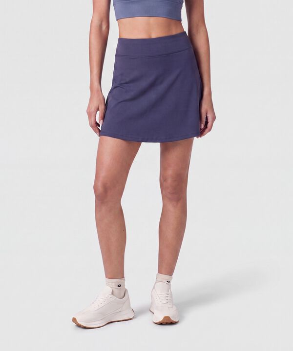 Falda Mujer Deportiva Corta Tiro Alto image number null