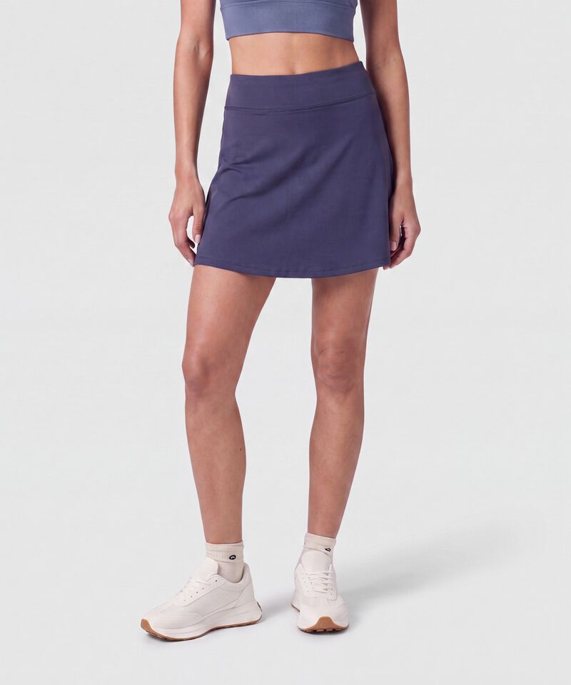 Falda Mujer Deportiva Corta Tiro Alto