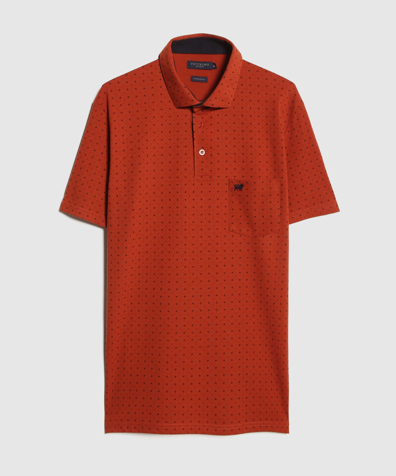 Polo Cuello Maquina Estampada