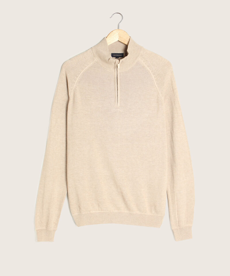 Saco Cuello Alto Con Cremallera