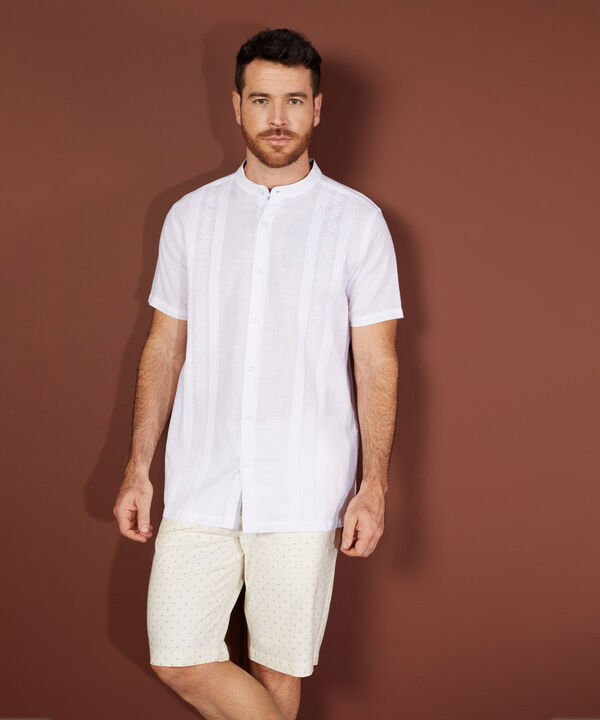 Camisa Guayabera Manga Corta