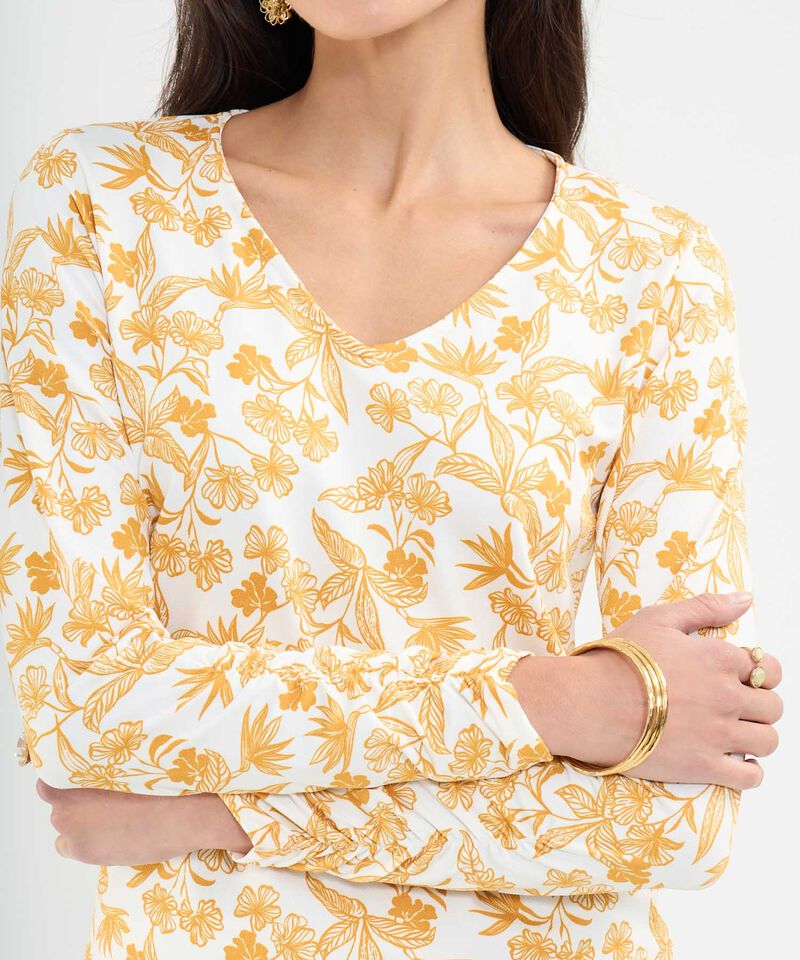 Camiseta Manga Larga Estampada