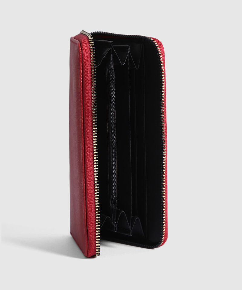 Billetera Rectangular en Efecto Cuero
