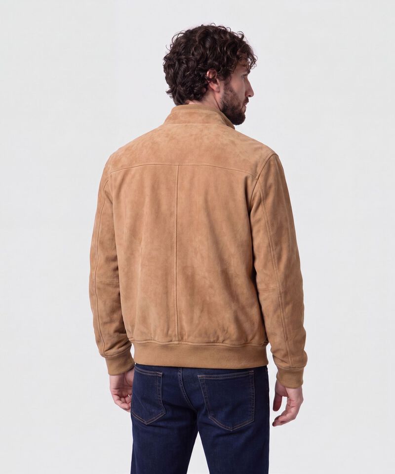 Chaqueta Unicolor Con Grandes Bolsillos Hombre