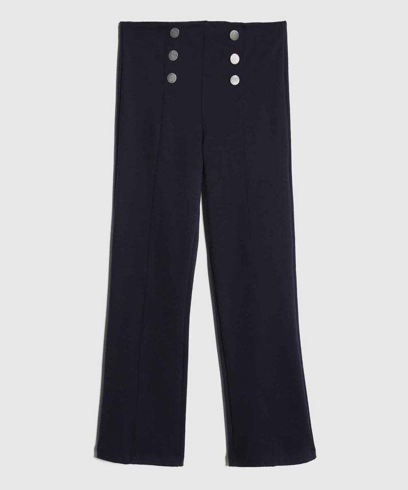 Leggins Flare Con Botones
