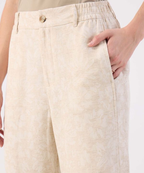 Pantalón Recto de Tejido Suave image number null