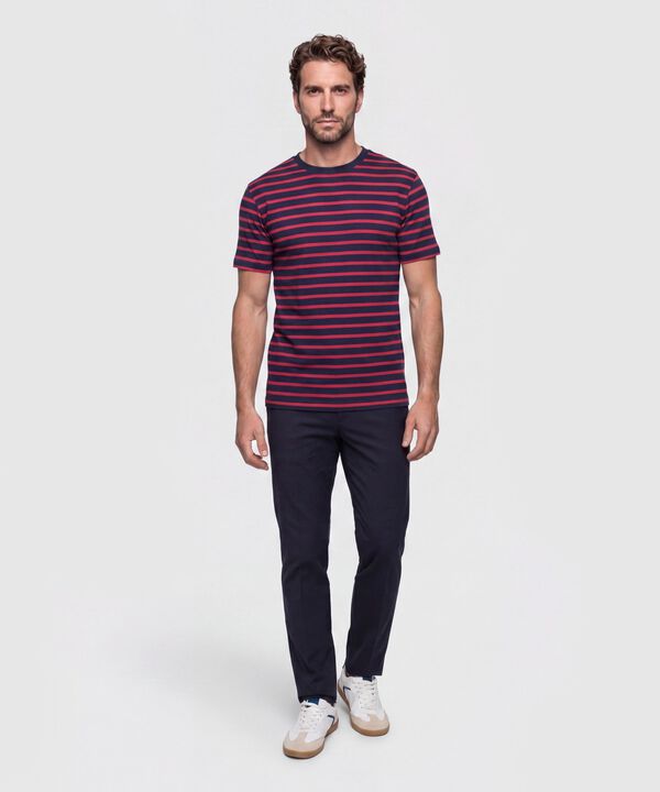 Camiseta Cuello Redondo Manga Corta Hombre