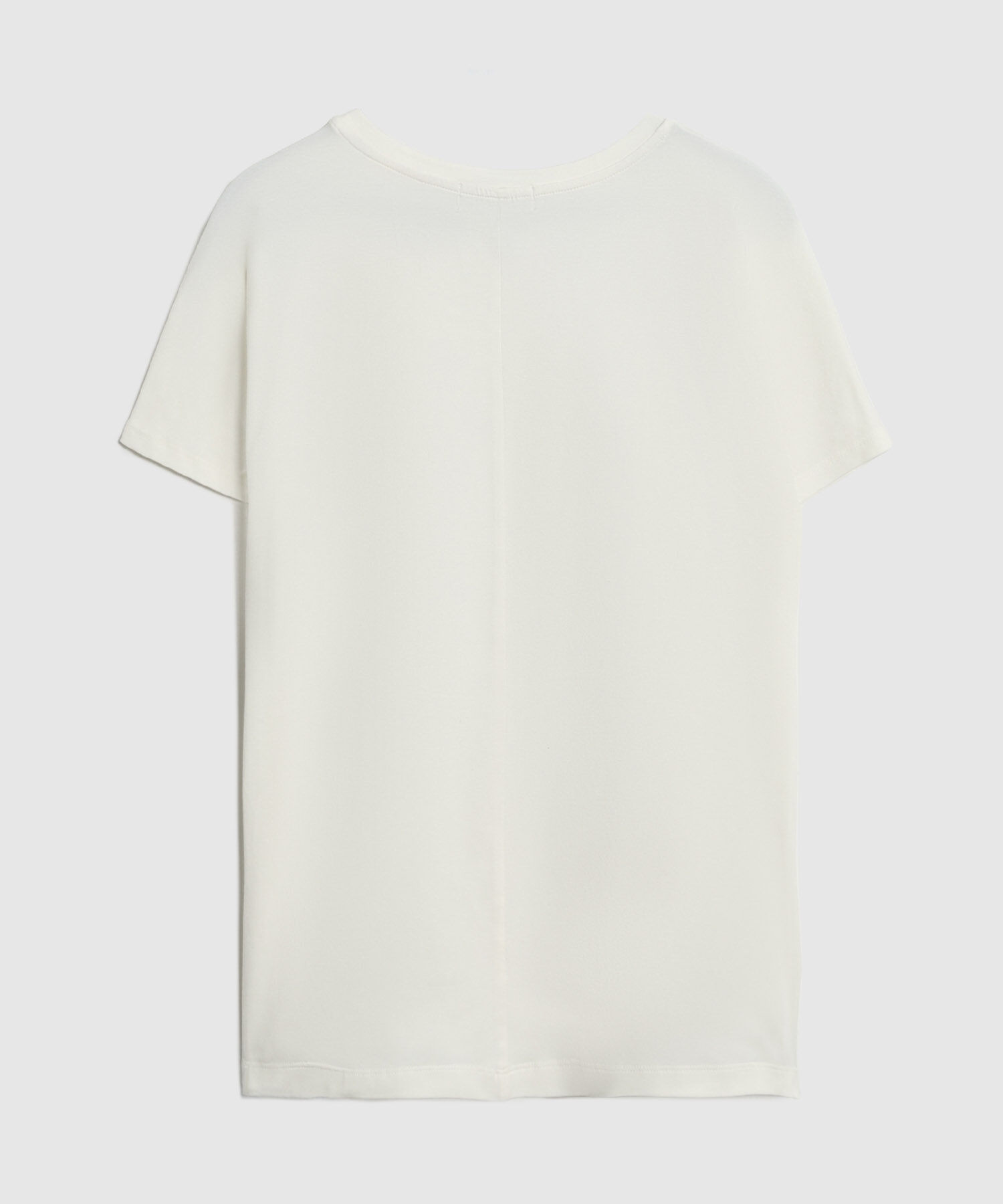 Camiseta Manga Corta Cuello Redondo Mujer Curvy