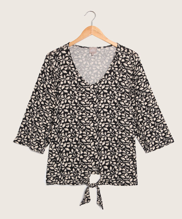 Camiseta Estampada Manga 3/4