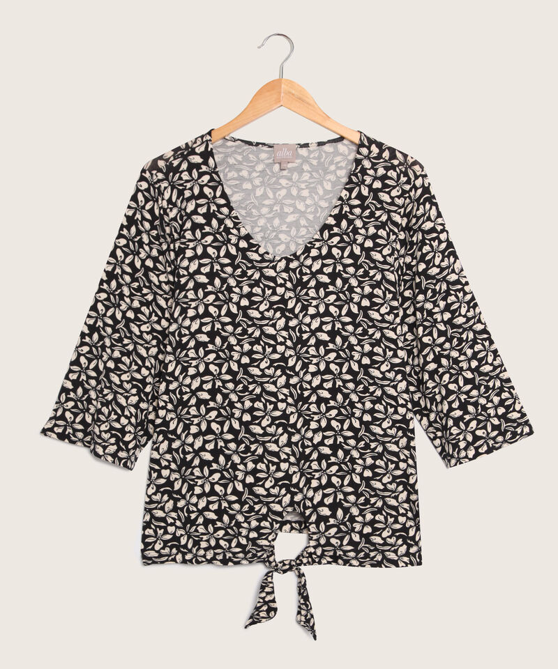 Camiseta Estampada Manga 3/4