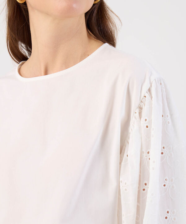 Blusa de Mangas Bordadas para Mujer image number null