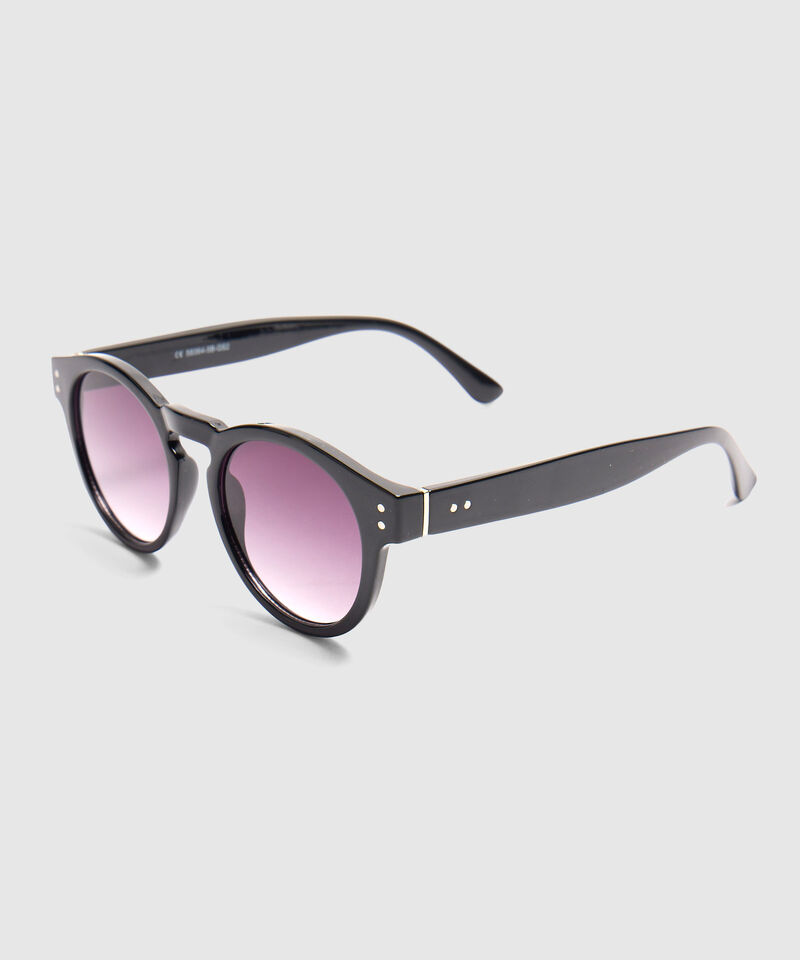 Gafas De Sol Redondas Con Apliques Para Mujer