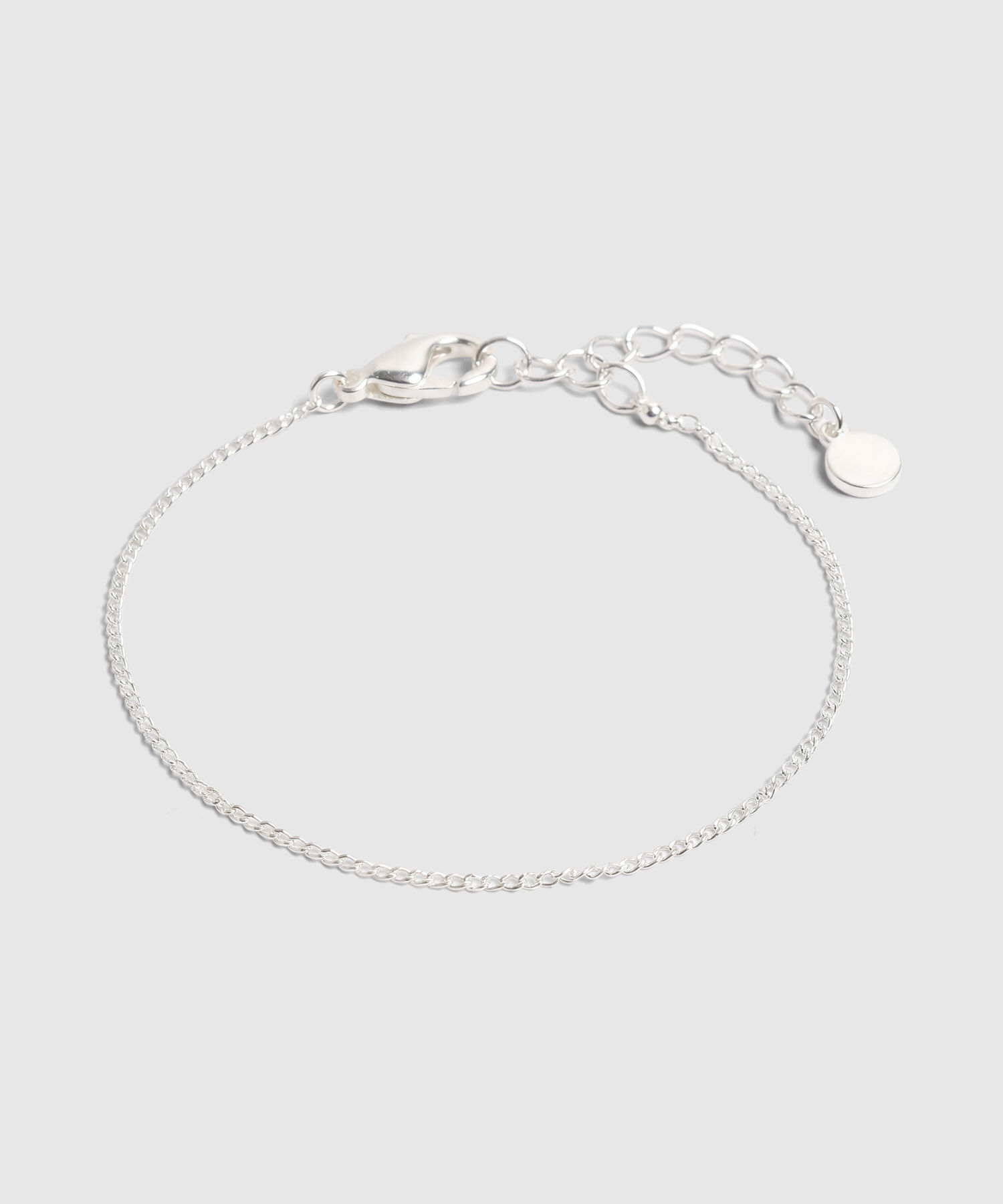 Set De Pulseras De Cadena Fina Y Circones Mujer