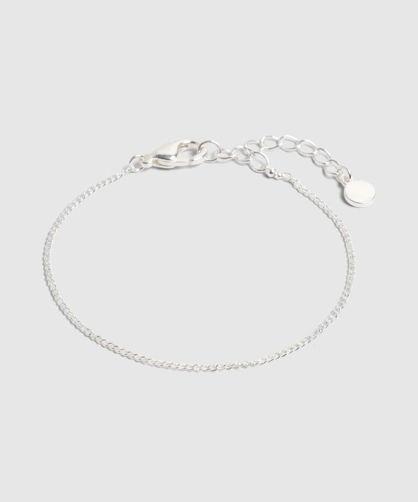 Set De Pulseras De Cadena Fina Y Circones Mujer