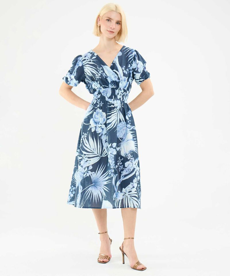 Vestido Largo Estampado Floral