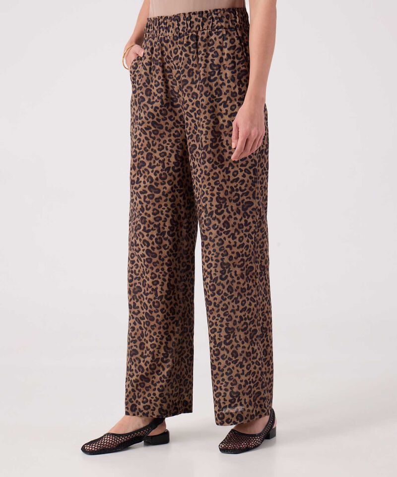 Pantalon Estampado Fluido 