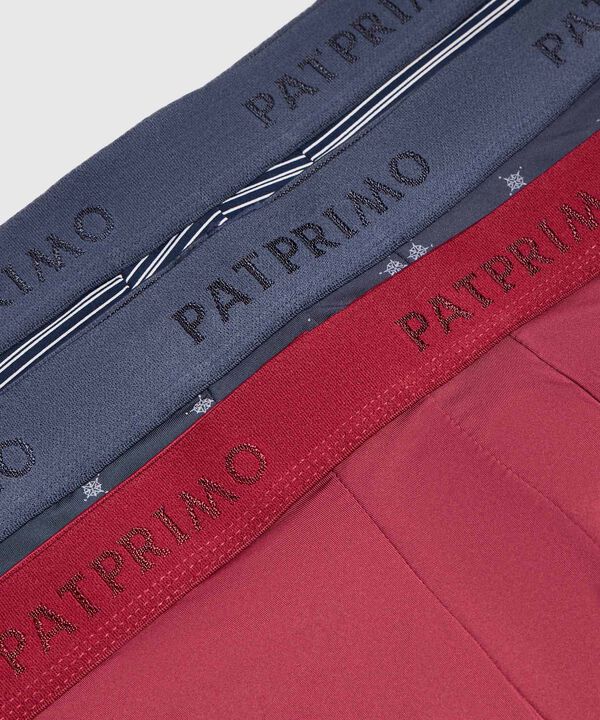 Set x3 B&oacute;xers Medio con Detalles para Hombre