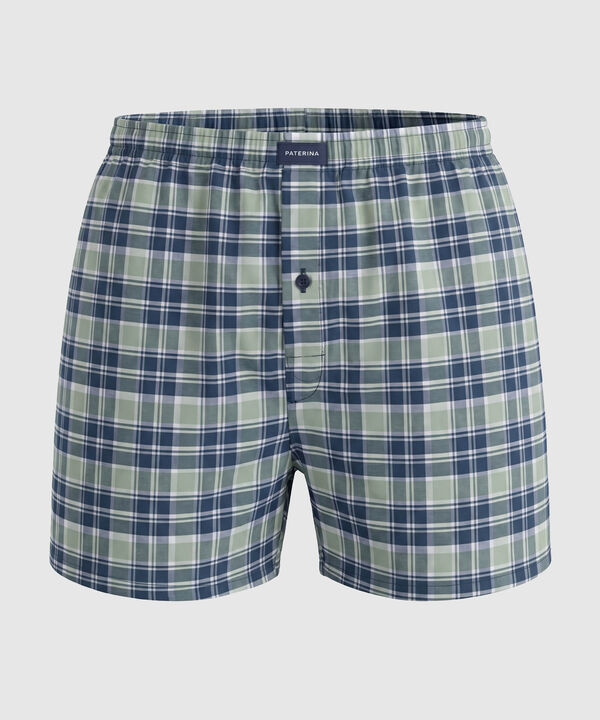 Pack X2 B&oacute;xers Sueltos Con Bot&oacute;n Para Hombre