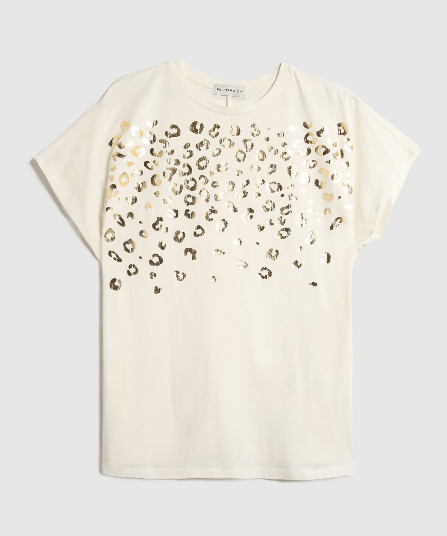 Camiseta Estampada Con Detalle