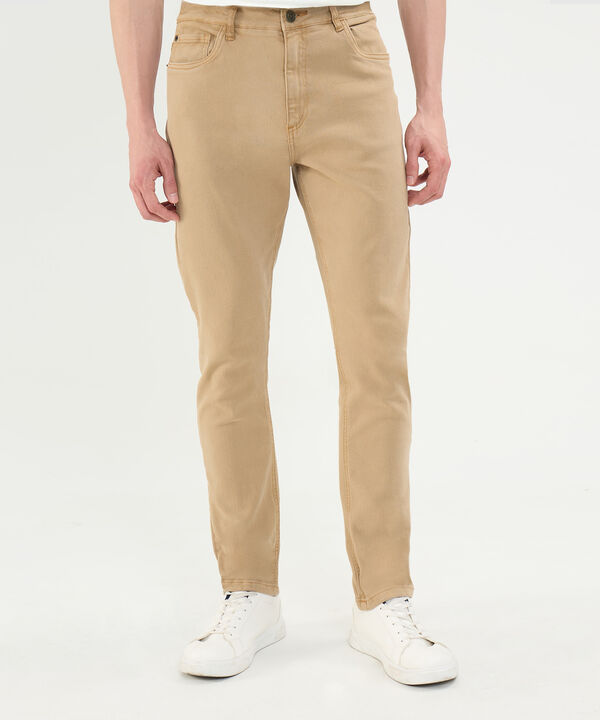 Jeans Slim Tono Café image number null