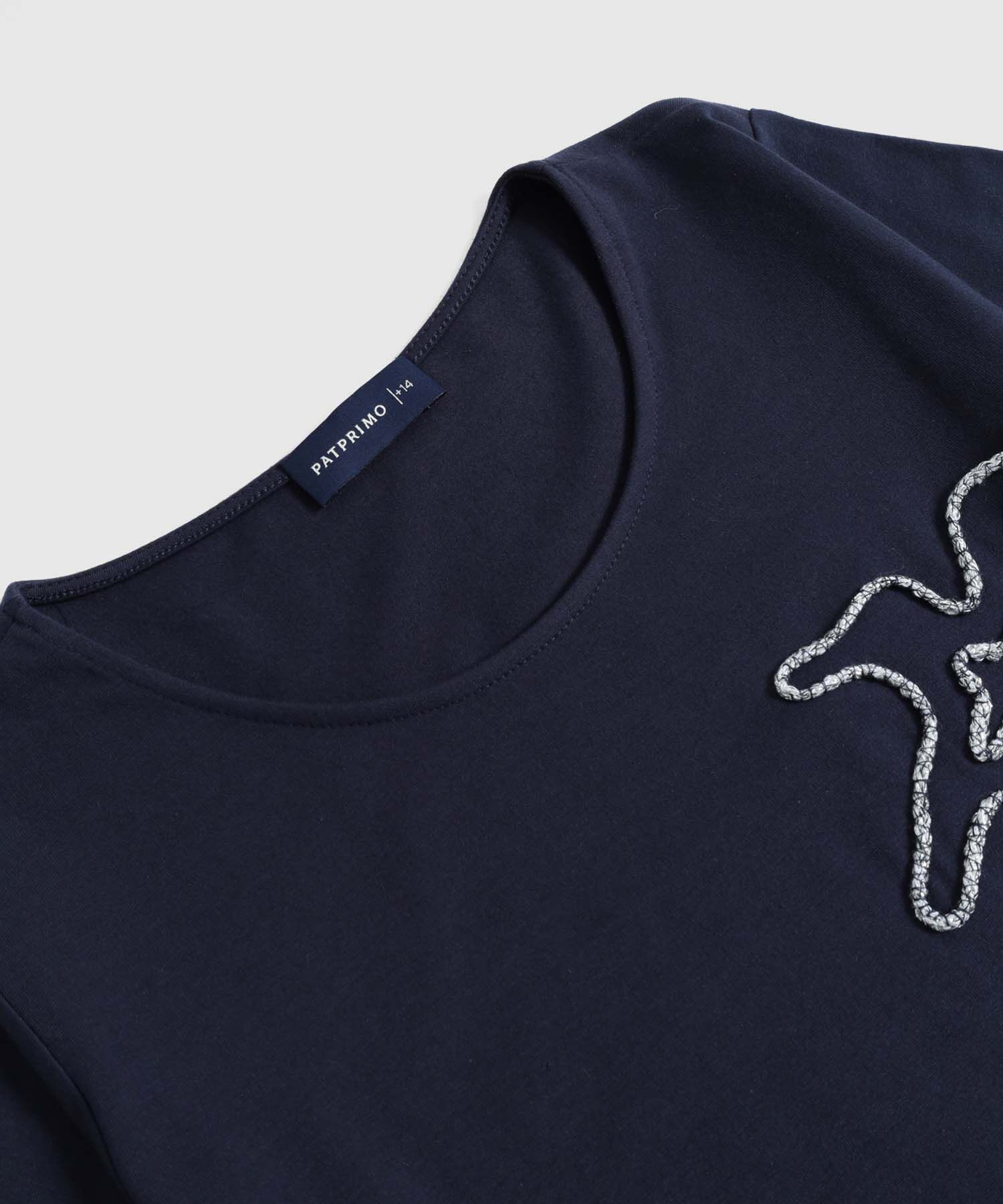 Camiseta B&aacute;sica De Cuello Redondo Mujer Curvy