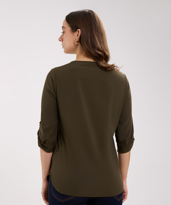 Blusa Escote en V