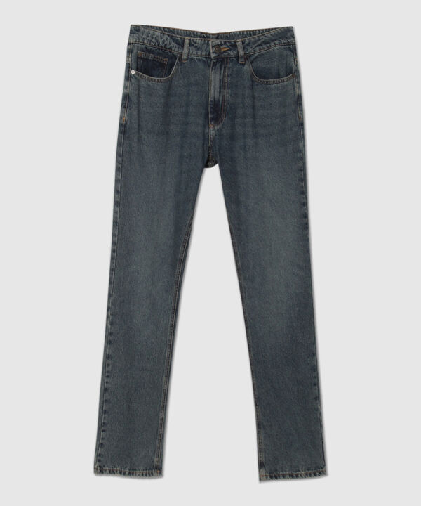Jean Regular Clasic Tono Medio Dirty