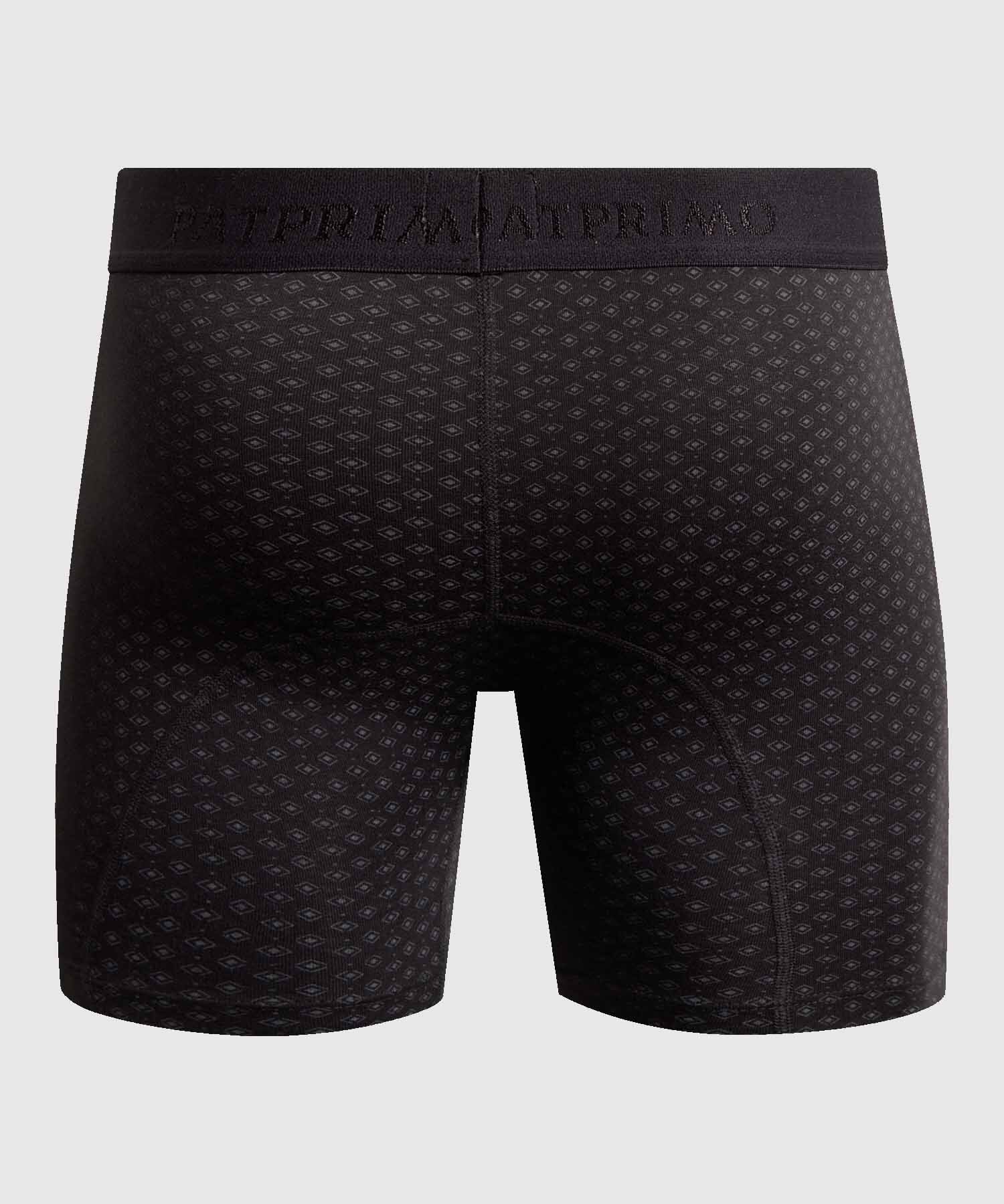 B&oacute;xer Largo Ergon&oacute;mico con Microdise&ntilde;o Geom&eacute;trico para Hombre