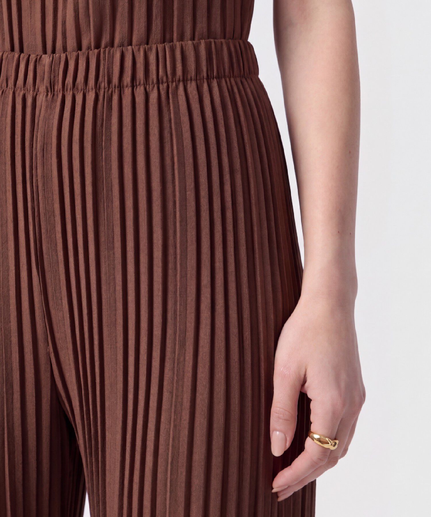 Pantal&oacute;n Fluido Plisado Para Mujer