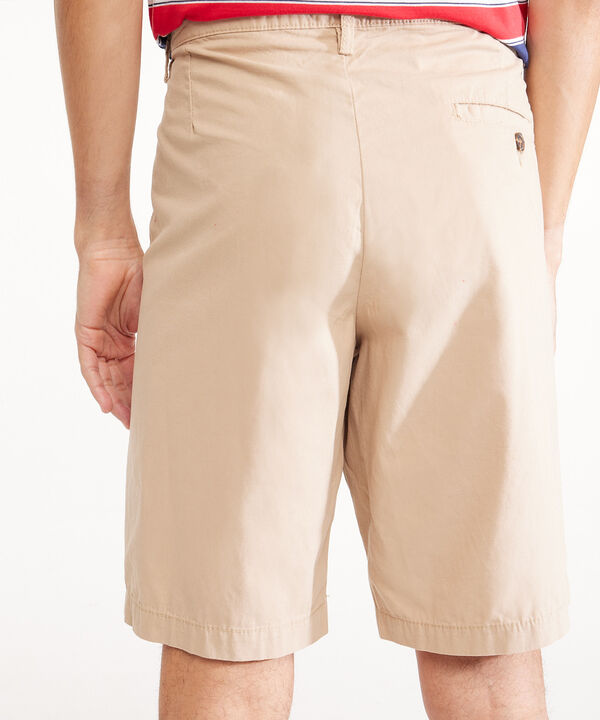 Bermuda Para Hombre Corta Unicolor Con Bolsillo Trasero