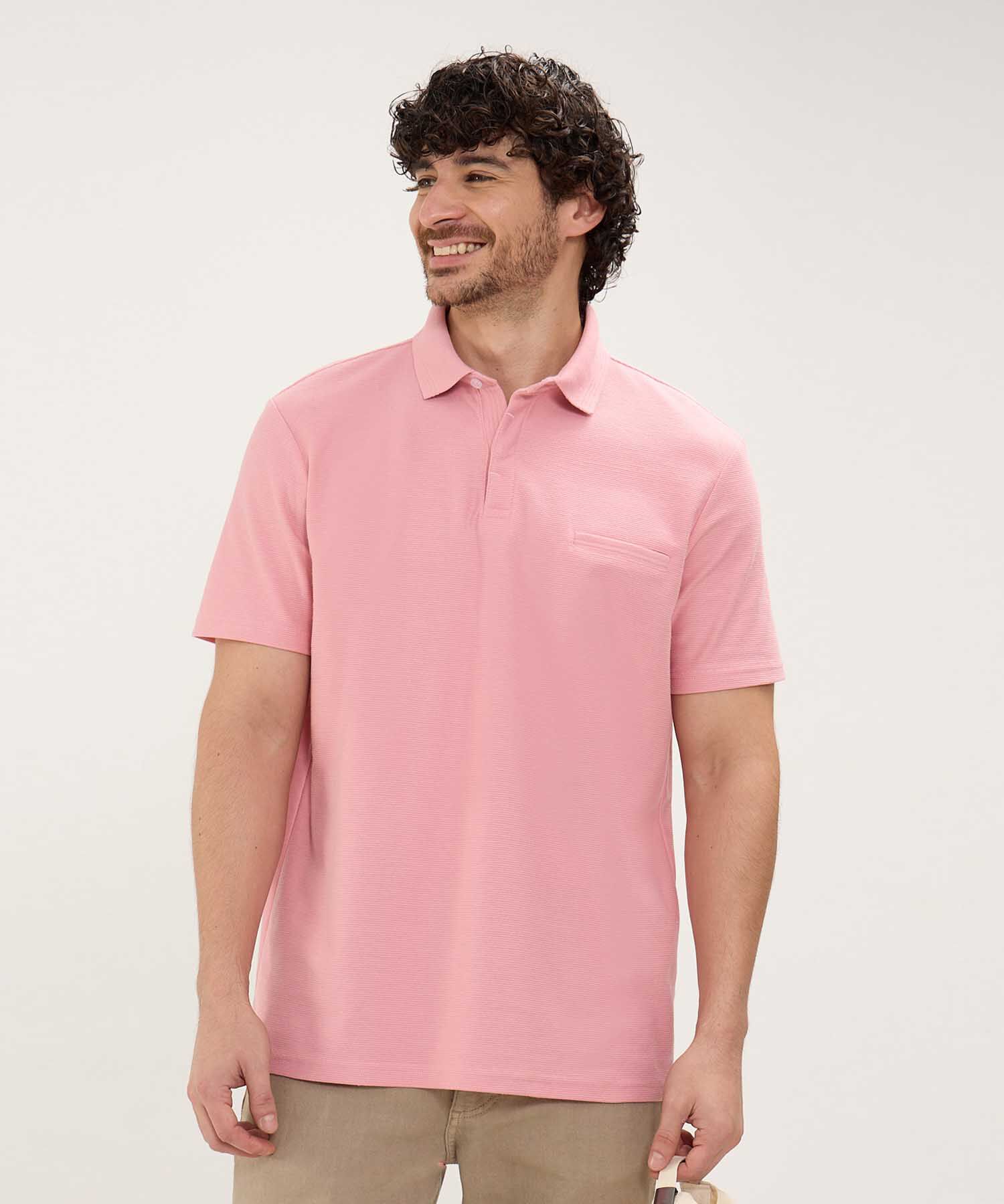 Polo Tejida con Bolsillo