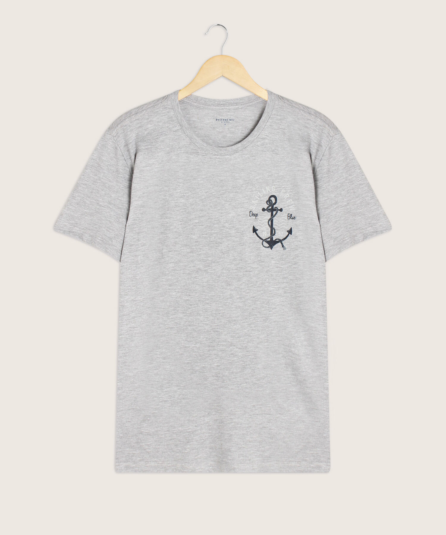 Camiseta Cuello Redondo  Estampado