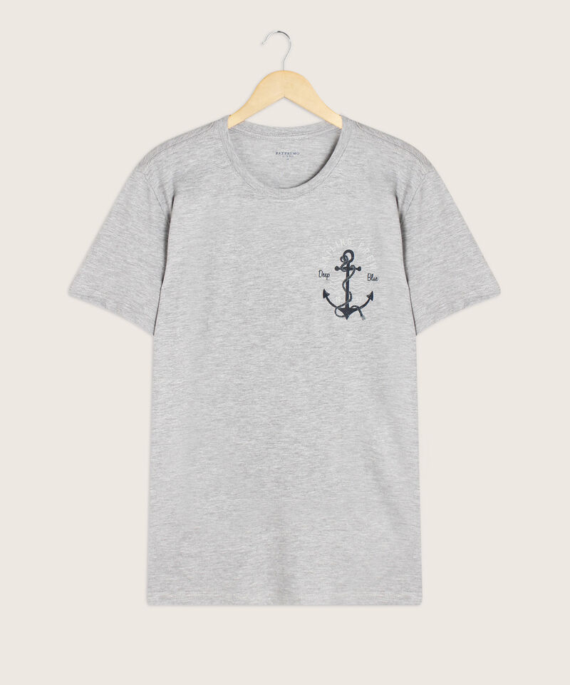 Camiseta Cuello Redondo  Estampado