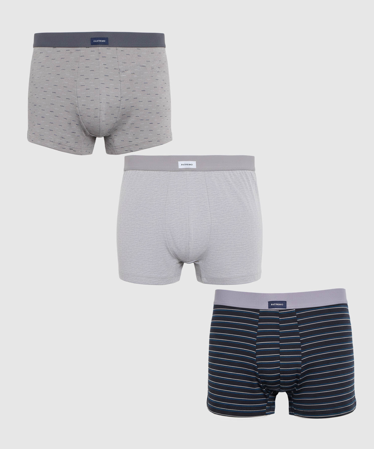 Set x3 B&oacute;xers Trunk Variados para Hombre
