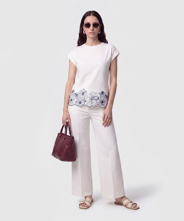 Pantal&oacute;n Culotte con Pretina Lisa Para Mujer