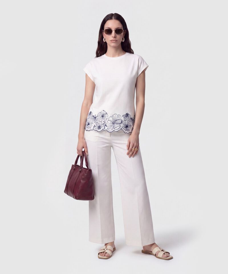 Pantal&oacute;n Culotte con Pretina Lisa Para Mujer