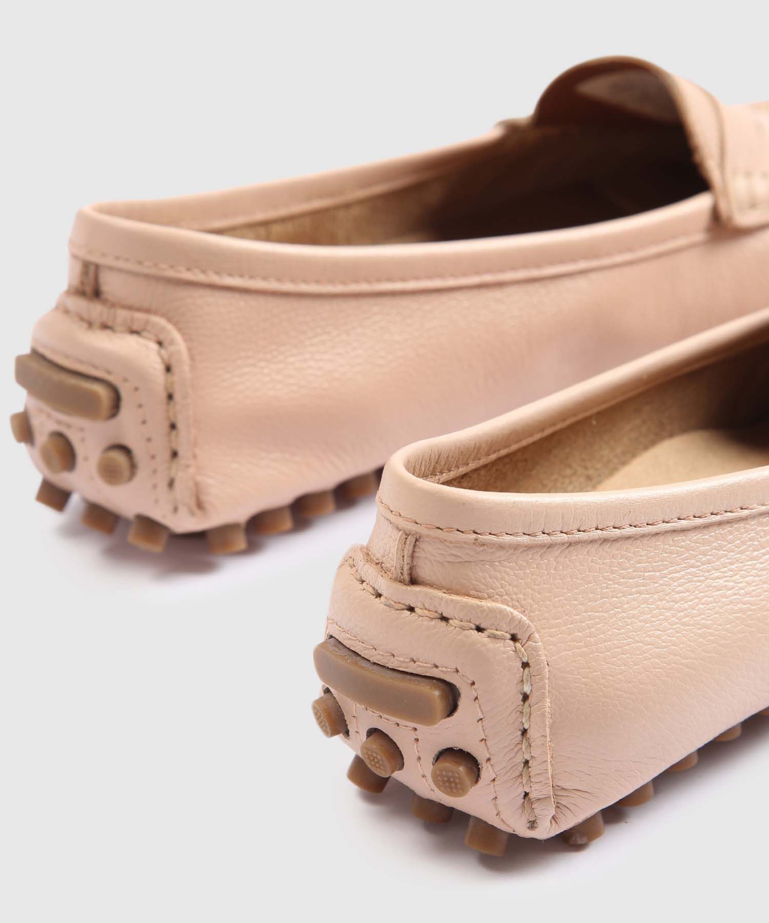 Mocasines en Cuero