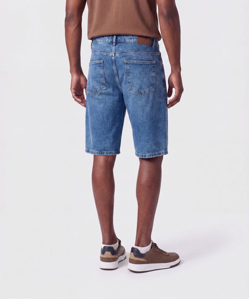 Bermuda Denim Cinco Bolsillos Hombre